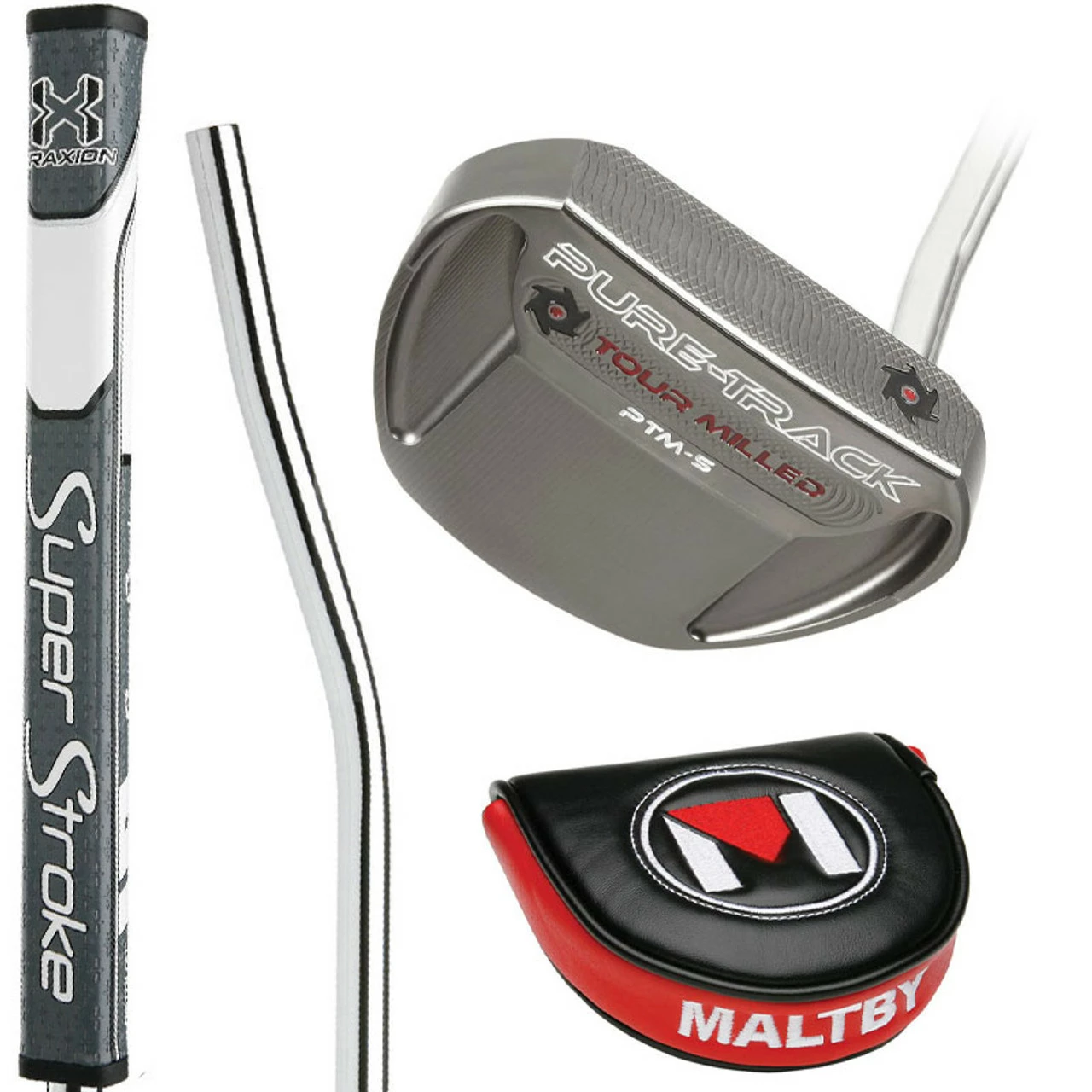 Maltby Pure-Track Tour Milled PTM-5 Putter Pak 3 Maltby Pure-Track Tour Milled PTM-5 Putter Pak